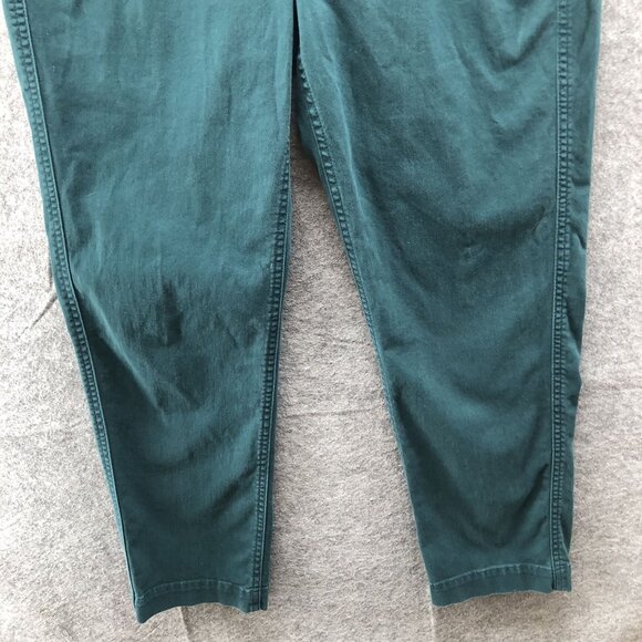 J. Crew High Rise Girlfriend Chino Pant Womens 8 Forest Green Stretch - Picture 4 of 10